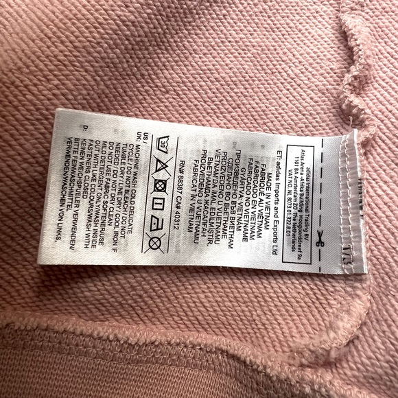 Adidas pink hoodie girls size xs - Picture 8 of 11